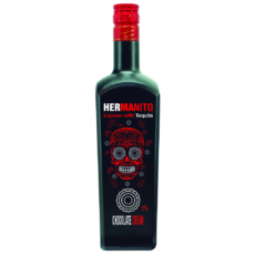 LICOR DE AGAVE CON CREMA DE CHOCOLATE HERMANITO - 70CL.