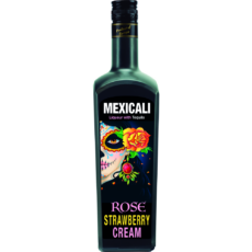 LICOR DE AGAVE CON CREMA DE FRESA MEXICALI - 70CL
