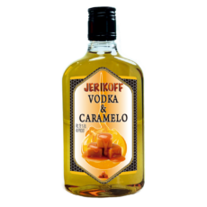 LICOR VODKA CARAMEL JERIKOFF PET 50 CL.